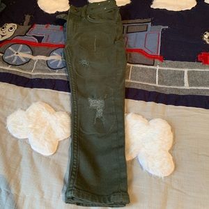 H&M toddler boy distressed colored denim